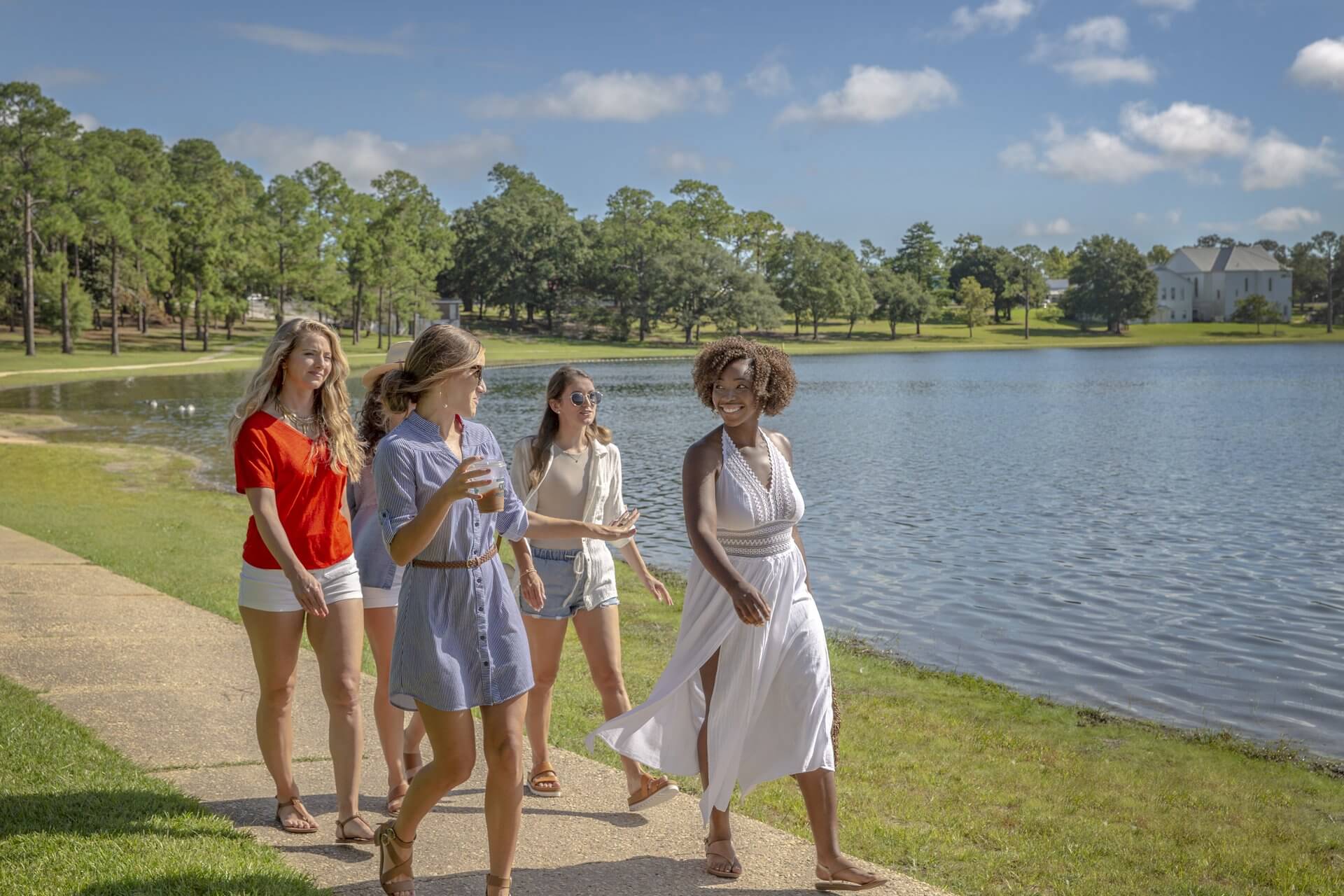 Ladies walking