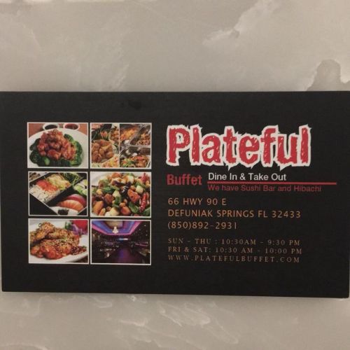 Plateful Chinese Buffet Logo